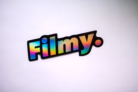 Filmy. Holographic Vinyl Premium Sticker